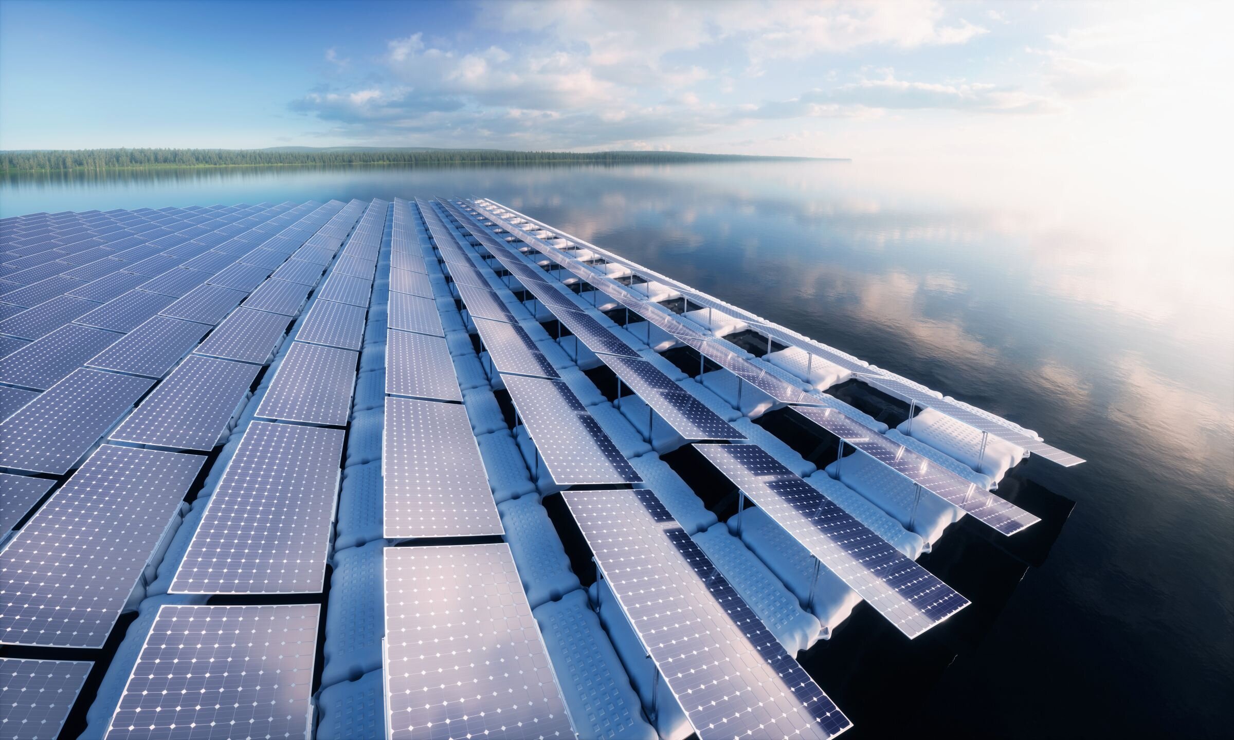 Điện mặt trời nổi – Xu thế mới của tương lai