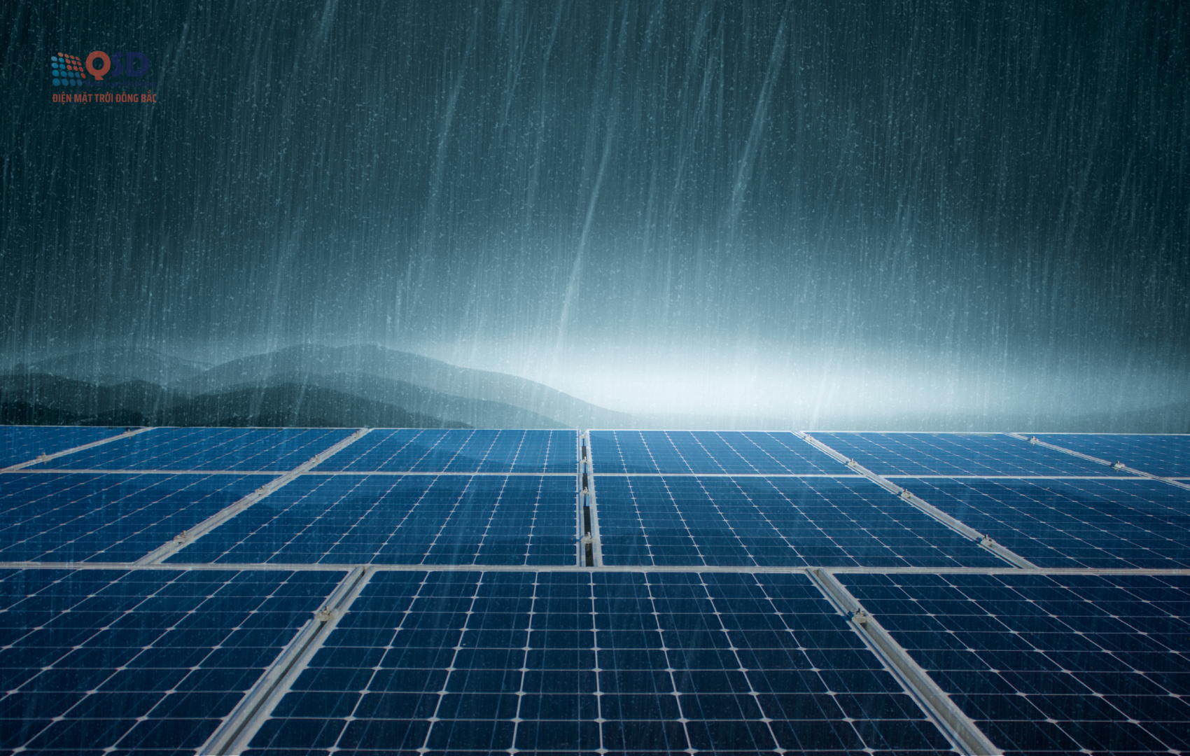 Pin năng lượng mặt trời tạo ra điện ngay cả khi trời mưa